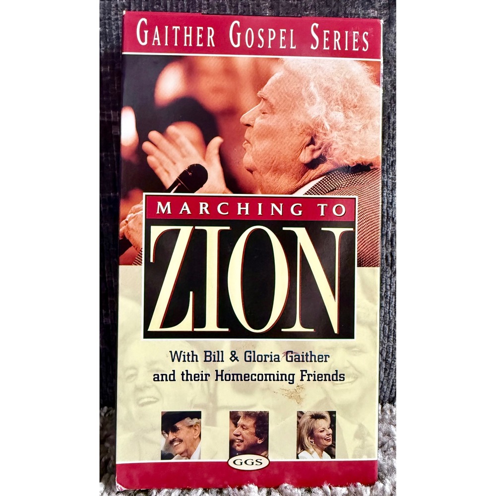 Gaither Gospel Series Marching to Zion VHS Bill Gloria Gaither 1998 Music